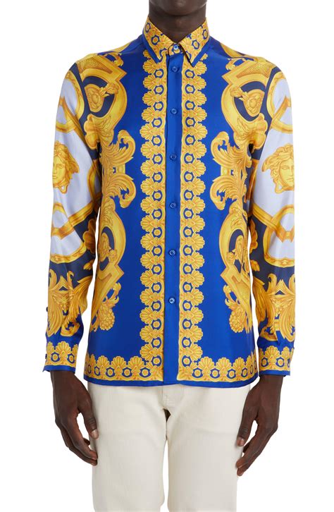 cheap versace shirts men|versace men's button shirts.